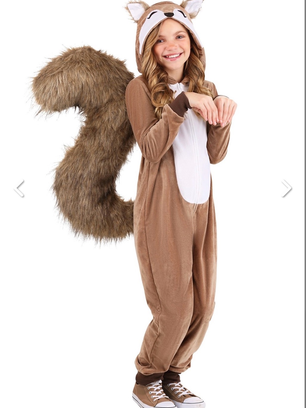 Scampering Squirrel Costume & Acorn Candy Bag
